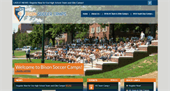 Desktop Screenshot of bisonsoccercamps.com